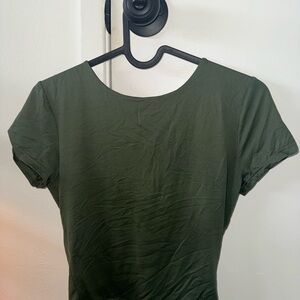 Windsor Green Fitted Short Sleeve Tee